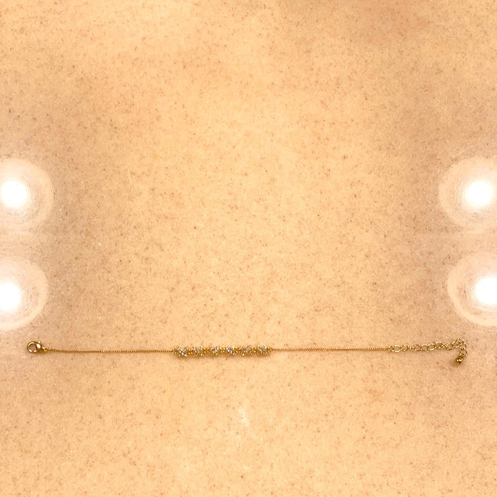 White gold bracelet/anklet